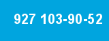 927 103-90-52